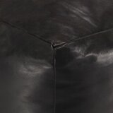  Tabure crni 40 x 40 x 40 cm od prave kozje kože | Eponuda.com