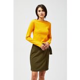 Marisse Checked Skirt With Belt Z-Sc-3011 Mustard | ePonuda.com
