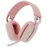 Logitech Zone Vibe 100, bežične slušalice, roza, 981-001224 | shoptok.hr