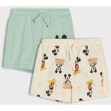 Sinsay Pamučne kratke hlače s printom, 2 pakiranje Mickey Mouse | shoptok.hr