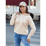 DStreet Bluza damska BASIC z kapturem beżowa Cijene