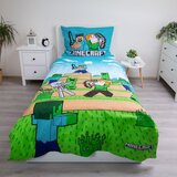 Jerry Fabrics Enojna bombažna otroška posteljnina 140x200 cm Minecraft "We got this" – | Shoptok.si