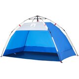  Šator za plažu za 2 osobe vodootporni azurnoplavi | shoptok.hr