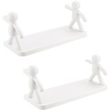 INF Stenska polica za shranjevanje - praktičen organizator za kopalnice in kuhinje 2 paketa, (21698616) | Shoptok.si