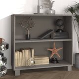  Komoda HAMAR svjetlosiva 85 x 35 x 80 cm od masivne borovine | shoptok.hr
