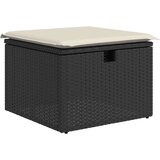 vidaXL 9-dijelni set vrtnih sofa s jastucima crni od poliratana | shoptok.hr
