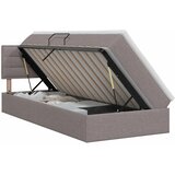  Krevet s madracem i skladištem Sivosmeđa 90 x 200 cm Baršun - Sivosmeđa 90 x 200 cm Dizajn linija | shoptok.hr