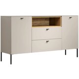 MID.YOU ŠIROKA KOMODA, barve hrasta, kašmir | Shoptok.si