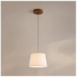 Luster na sajli AIDA 1xE27/15W/230V, prečnik 25 cm, hrast/krem Cene