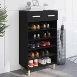 Ormar za cipele Crni hrast 60 x 35 x 105 cm Konstruirano drvo - Crni hrast