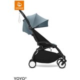 Stokke Ogrodje s sedežno enoto black frame 6+ color pack Yoyo® aqua | Shoptok.si