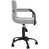  Okretna Radna stolica - Uredska stolica svjetlosiva baršunasta | shoptok.hr