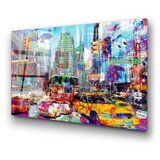 WALLXPERT UV-734 70 x 100 Multicolor Decorative Tempered Glass Painting | Eponuda.com