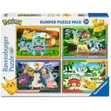 Pokemon Ravensburger puzzle Pok&amp;eacute;mon set 4 &amp;times; 100 dijelova Slike