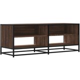 TV ormarić boja hrasta 120,5x40x46 cm konstruirano drvo i metal | shoptok.hr