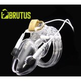 Brutus Volt Cage Electro Chastity Cage Clear Cene