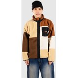 Blue Tomato Patchwork Jakna iz flisa brown / white | Shoptok.si