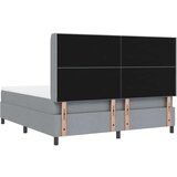 Box Spring Postelja z Blazino Svetlo Siva 180x200 cm Tkanina, (22050573) | Shoptok.si