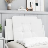  The Living Store Vzglavna stranica bela 80 cm umetno usnje - Vzglavna Stranica, (21500437) Cene
