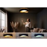  LED prigušiva stropno svetlo SM. GALAXY M. LED/24W/230V prečnik 55 cm crna/zlatna + daljinski upravljač | Eponuda.com