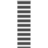 vidaXL Zebra senčilo črna 50x100 cm tkanina širina 45,9 cm poliester Cene