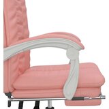  Pisarniški stol roza umetno usnje, (21135108) | Shoptok.si