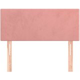 vidaXL Uzglavlje ružičasto 100x5x78/88 cm baršunasto | shoptok.hr