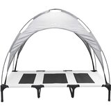  Krevet za psa Srebrno Siva 122 x 93 x 106,5 cm Čelik | shoptok.hr