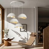 Brilagi Luster na sajli WABI SABI 4xE27/60W/230V bela Slike