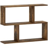  Zidna polica Dimljeni hrast 72 x 17 x 55,5 cm prerađeno drvo | shoptok.hr