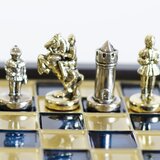  mini šah komplet vizantijsko carstvo plavi 20cm | Eponuda.com