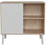 Faktum Peak komoda, naravni hrast - bela | Shoptok.si