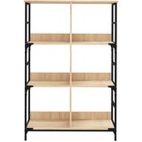  Polica za knjige boja hrasta 78,5x33x117,5 cm konstruirano drvo | shoptok.hr