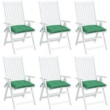 vidaXL Blazine za palete 6 kosov zelene 50x50x7 cm oxford tkanina | Shoptok.si