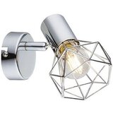 Lampa zidna E14 25W metal + mreža siva 230V XARA I | Eponuda.ba