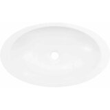  Umivaonik od lijevanih minerala/mramora 59,3x35,1x10,7 cm bijeli | shoptok.hr