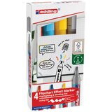 Marker Flipchart "effect" marker E-385 1-5mm, kosi vrh, set 1/4 sortirano Cene