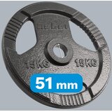 Rebel Active olimpijski set utega od lijevanog željeza 2x15kg, rupa 51mm, ploča s ručkama | shoptok.hr