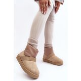 Big Star Women's Insulated Snow Boots with Platform Beige | Shoptok.si