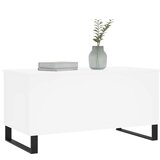  Stolić za kavu bijeli 90 x 44,5 x 45 cm od konstruiranog drva | shoptok.hr