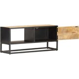 vidaXL TV ormarić s izrezbarenim vratima 90x30x40 cm grubo drvo manga | shoptok.hr