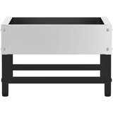 Feeder za ptice Srebrno 80 x 28 x 13.5 cm Cinkani čelik | shoptok.hr