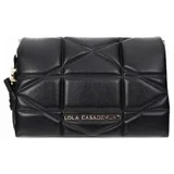 Torbe Padded Shoulder Bag With Knot Detail Wit Črna