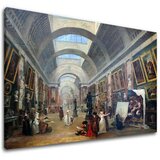  Slike na platnu Hubert Robert - Project for the Grande Galerie of the Louvre | Shoptok.si