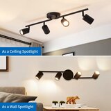 ANWIO Stropna LED svetilka s 4 vrtljivimi reflektorji GU10 | Shoptok.si