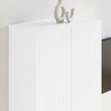 TV zidni ormar Zidne Bijelo 59,5 x 31 x 80 cm Konstruirano drvo | shoptok.hr