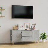 The Living Store TV omarica betonsko siva 102x44,5x50 cm inženirski les - TV Omarica, (21376173) Cene