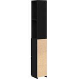  Kupaonski ormar Crni hrast 25 x 25 x 170 cm Konstruirano drvo | shoptok.hr