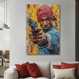  Slika TUPAC SHAKUR - Rap gangster | 100 % izvirni akril poslikan | Shoptok.si