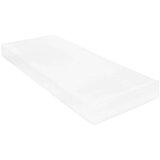  Dnevni ležaj s madracem 90 x 200 cm sivi od masivne borovine | shoptok.hr